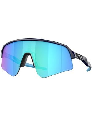 Oakley Oo9465 Sunglasses Bundle: Oo 9465 Sutro Lite Sweep 946505 Matte Navy And Small Blue Leash Accessory Kit - Black