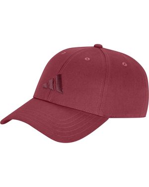 adidas Adulto Baseball Cap Cotton New Logo - Rood