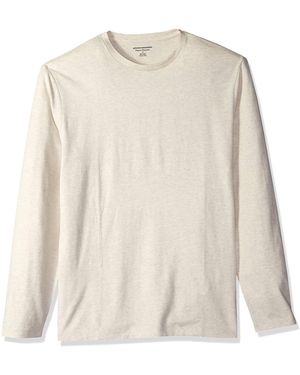 Amazon Essentials Langärmeliges T-Shirt - Weiß