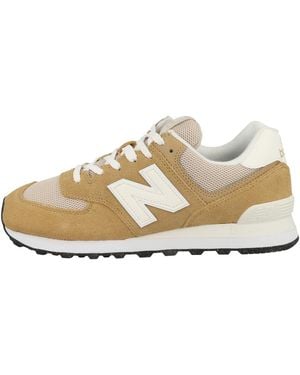 New Balance 574, -adult Trainer, Pbe Mustard, 42 Eu - White