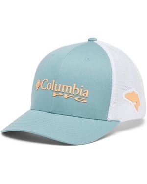 Columbia 's Pfg Logo Mesh Ball Cap - Blue