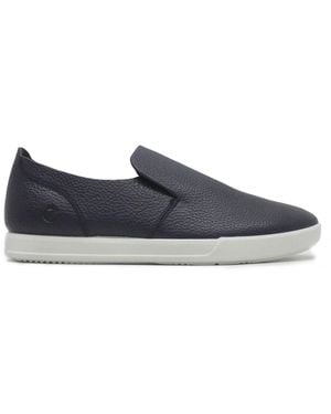 Ecco S Leisure 538824 Leather Marine Shoes 10.5-11 Uk - Blue