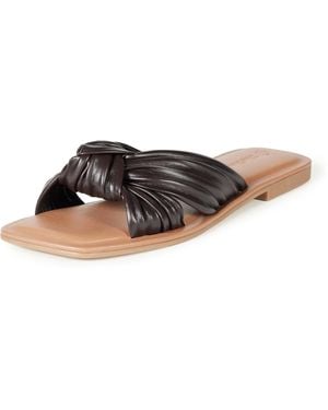 The Drop Sandale Plate pour - Noir