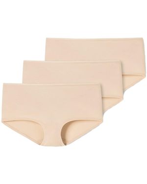 Schiesser 95/5 Organic 3pack Shorts Unterwäsche - Natur