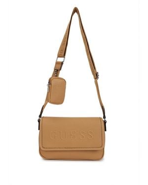 Guess [ゲス] ショルダー Haddington Mini Crossbody Flap - White