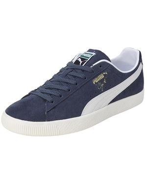 PUMA Navy Trainers Clyde Og - Blue