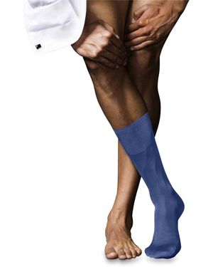 FALKE Socken No. 9 M So Pure Fil d ́Écosse Baumwolle einfarbig 1 Paar - Mehrfarbig