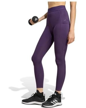adidas Techfit Cold.RDY Full-Length Leggings Aurora Plum XL - Lila