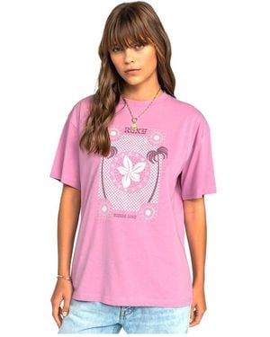 Roxy Dreamer D Short Sleeve T-shirt L Pink