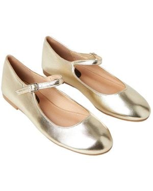 Dorothy Perkins Penny Mary Jane Ballet Pump - Metallic