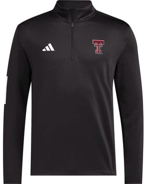 adidas Ncaa 25/26 Team Half-zip Sweatshirt - Black