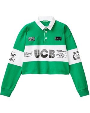 Benetton Maglia Polo M/L - Verde