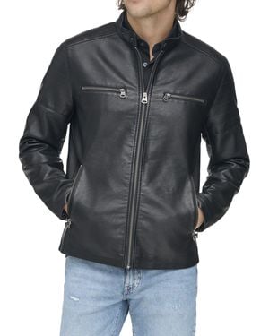 Levi's Faux Leather Racer Jacket - Black