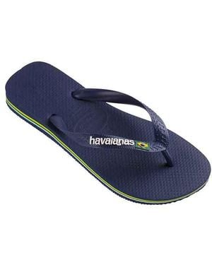 Havaianas Brasil Logo - Blue