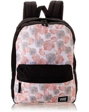 Vans Realm Classic Backpack Mochila Mujer Tipo Casual - Rojo