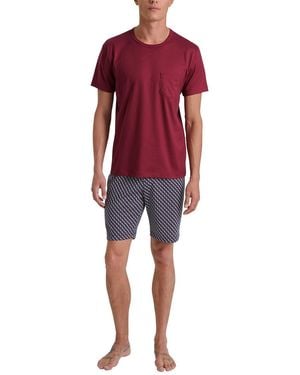 CALIDA Pigiama Corto da - Rosso