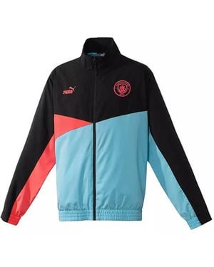 PUMA GIACCA DA SOPRENTAMENTO MANCHESTER CITY Nero e blu M