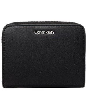 Calvin Klein CK Must MD Zip Around W/Flap Lv04f1029g - Noir