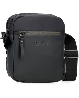 Pepe Jeans Joumma Bags Sail Up Schoudertas Met Twee Vakken - Zwart