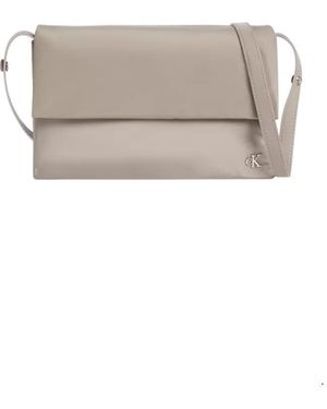 Calvin Klein Micro Mono Flap25 - Bianco