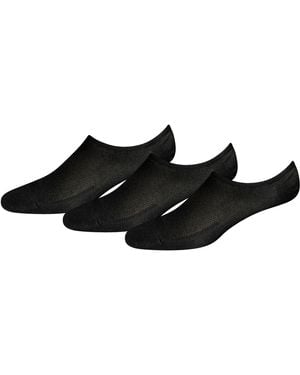 Amazon Essentials Chaussettes invisibles pour mocassins - Noir