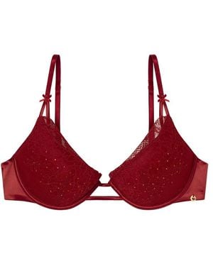 Women'secret Sujetador Push La Vecina Rubia Navidad - Rojo