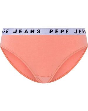 Pepe Jeans Solid sous-vêtement de Style Bikini - Rose