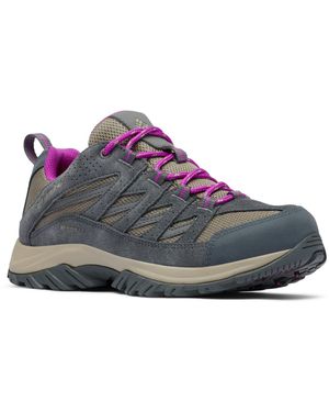 Columbia Crestwood Waterproof Waterproof Low Rise Trekking And Hiking Shoes - Purple