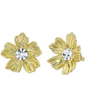 Ted Baker Petulia Flower Statement Crystal Stud Earrings For - Metallic