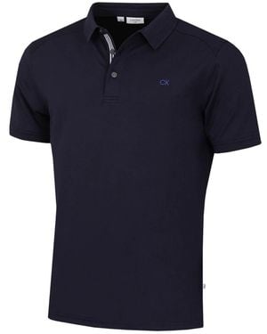 Calvin Klein Polo da golf elasticizzata e - Blu