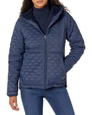 Amazon Essentials Lightweight Quilted Full-zip Water-resistant Sherpa-lined Hooded Puffer Jacket - Blue