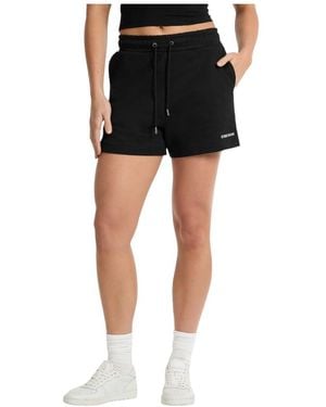 Guess Pantaloni casual da donna GJ Reg Embo Shorts - Nero