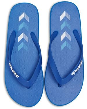 Hummel Chevron Flip Flop Sandale Niedrig - Blau