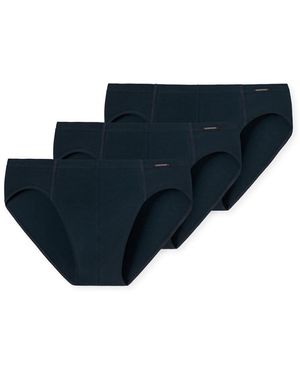 Schiesser Essentials 205221 Super Mini Slips 3er Pack Dark Blue XL - Blau