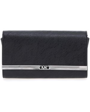 Michael Kors Lg Ew Clutch Black Eenheidsmaat - Blauw