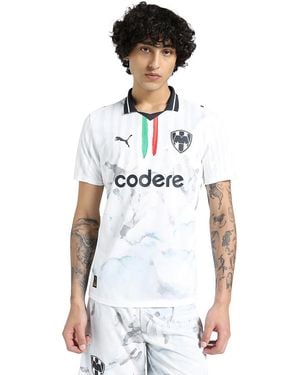 PUMA Monterrey Thuis Shirt 2025 2026 Volwassenen Korte Mouw - Wit