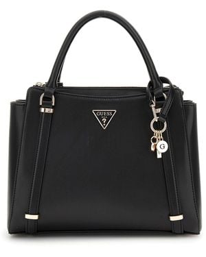 Guess Daryna Ii Two Comp Satchel Black - Zwart