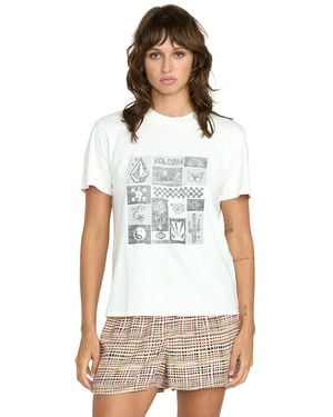 Volcom Lock It Up Short Sleeve Tee - White