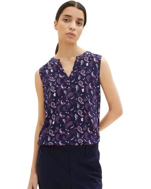 Tom Tailor 1037428 Bluse - Blau