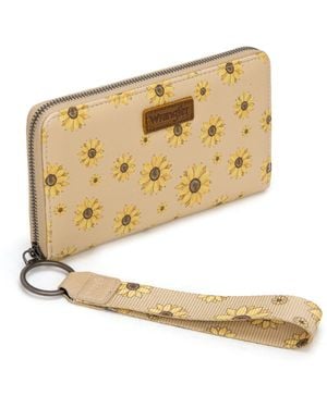 Wrangler Portafoglio da donna con laccetto da polso - Metallizzato