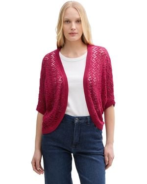 Tom Tailor Cardigan Strickjacke - Rot