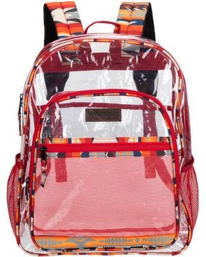 Wrangler Durable Plastic See Thru Bag For Casual - Red