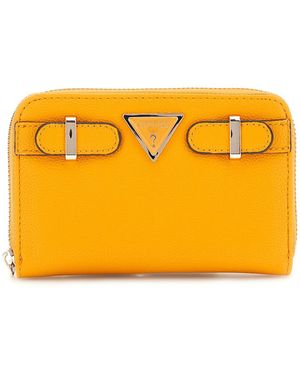 Guess Eco Ali Zip Around Wallet Marigold - Gelb