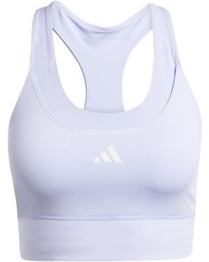 adidas Run Pocket Medium Support Bra - Blue