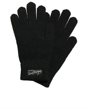 Superdry Vintage Classic Gloves M-l - Black