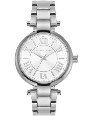 Michael Kors Orologio Analogico al Quarzo Donna con Cinturino in Acciaio Inossidabile MK7420 - Metallizzato