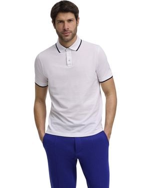 FALKE Polohemd Basic Apparel Easy Care M Pl Baumwolle Funktionsmaterial weich hautfreundlich bequem sehr leicht 1 Stück - Weiß