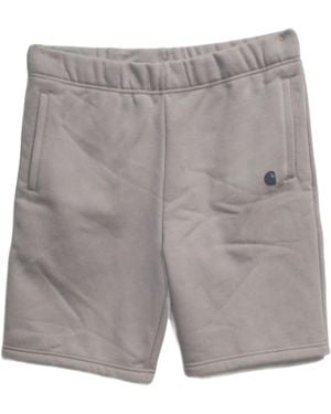 Carhartt Mittelschwere -Fleece-Shorts - Grau
