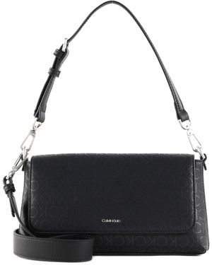 Calvin Klein Ck Must Schultertasche Epi Taschen - Schwarz