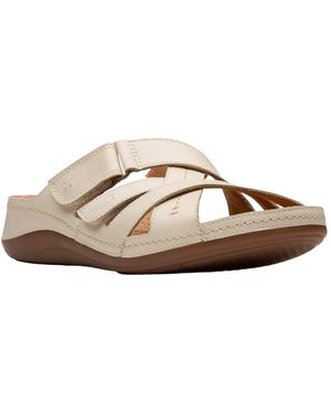 Clarks S Cecily Slide Sandals - Brown